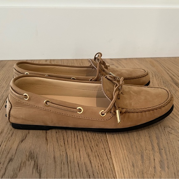 Tod’s Camel Suede Driving Moc Loafers – Size 38 (Women’s) - Picture 6 of 7